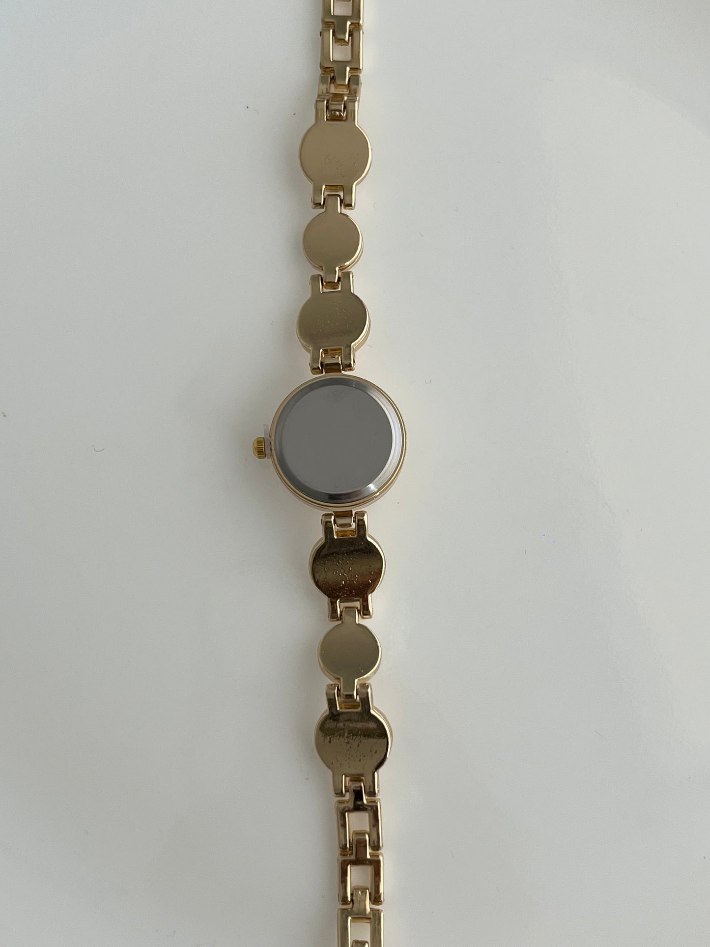 Gold Round Face Watch