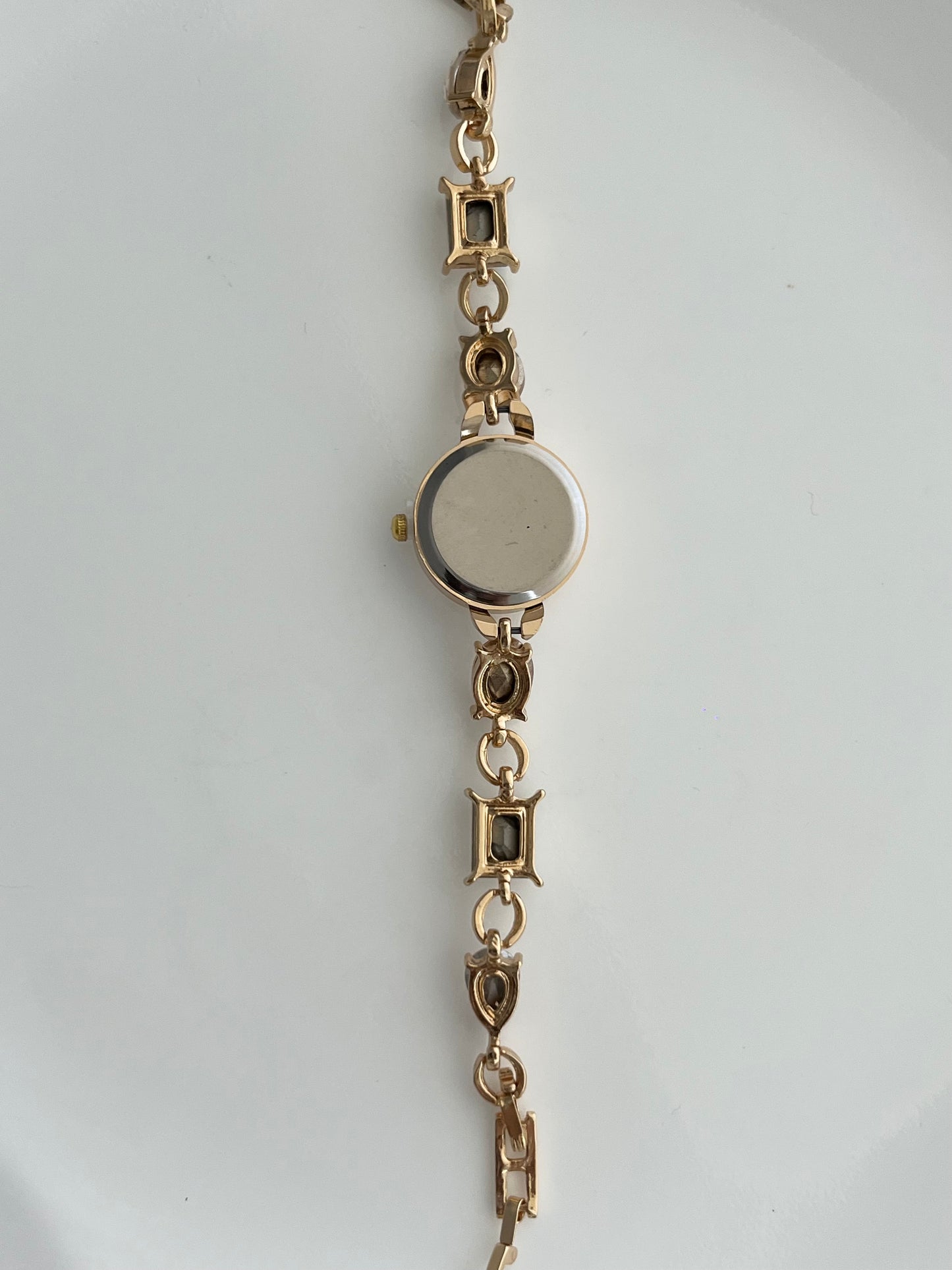 White Crystal Watch