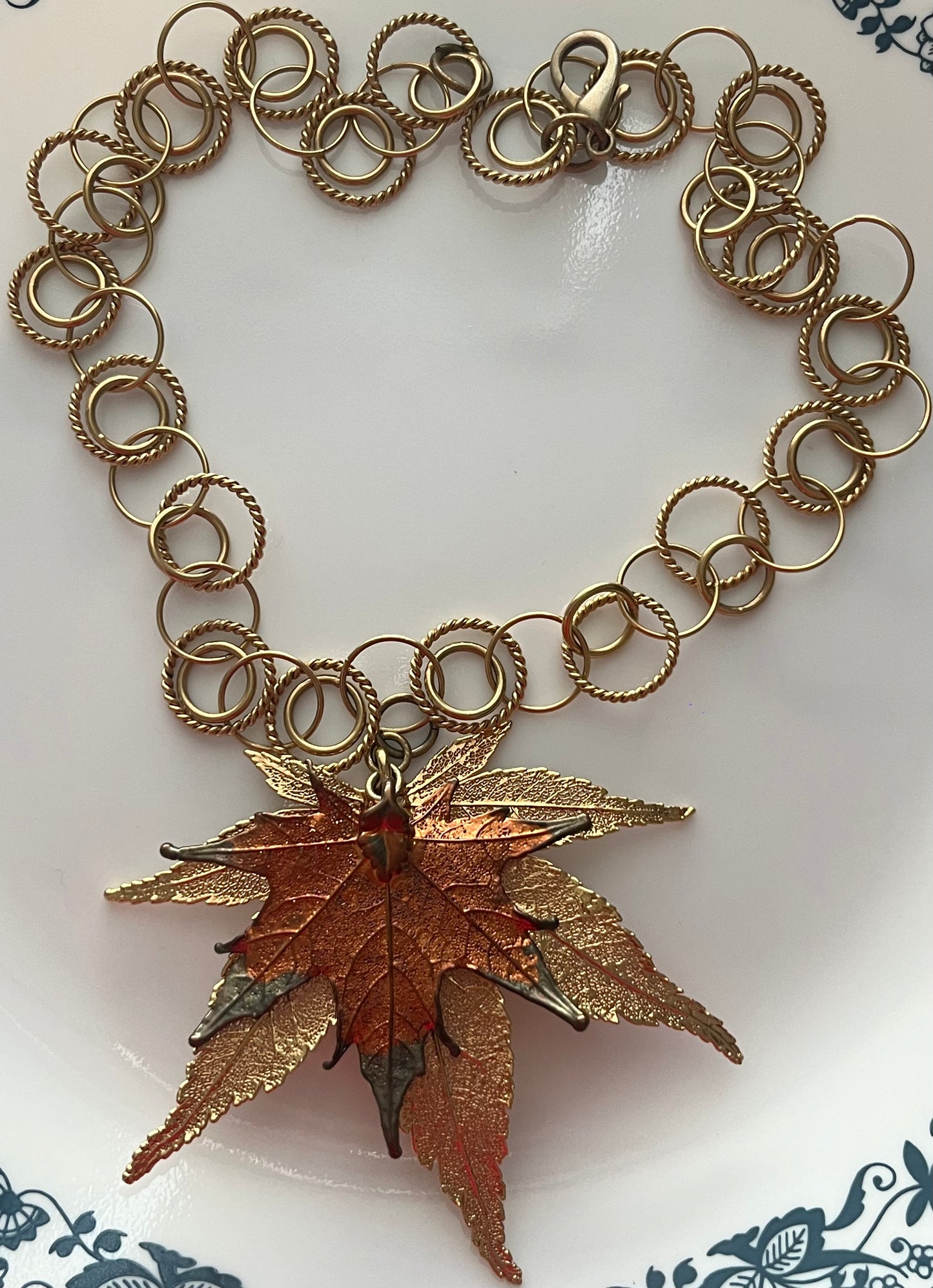 Fall Leaf Necklace