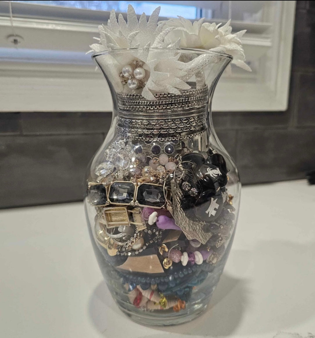 Vintage Jewelry Jar #1