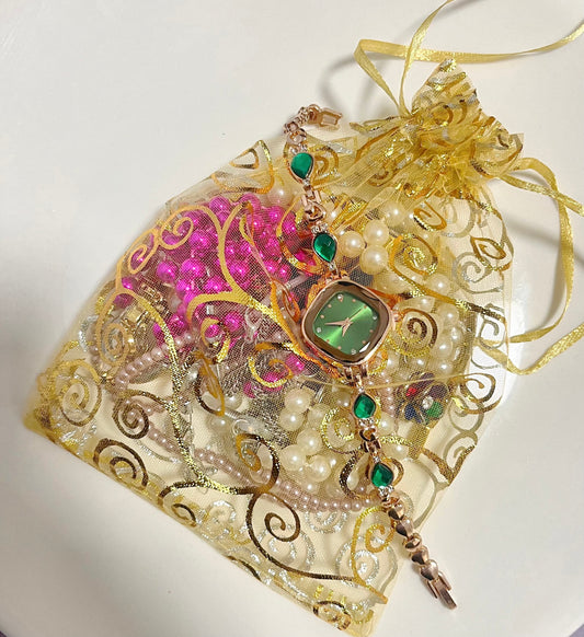 Emerald Rose Watch- Bundle#10