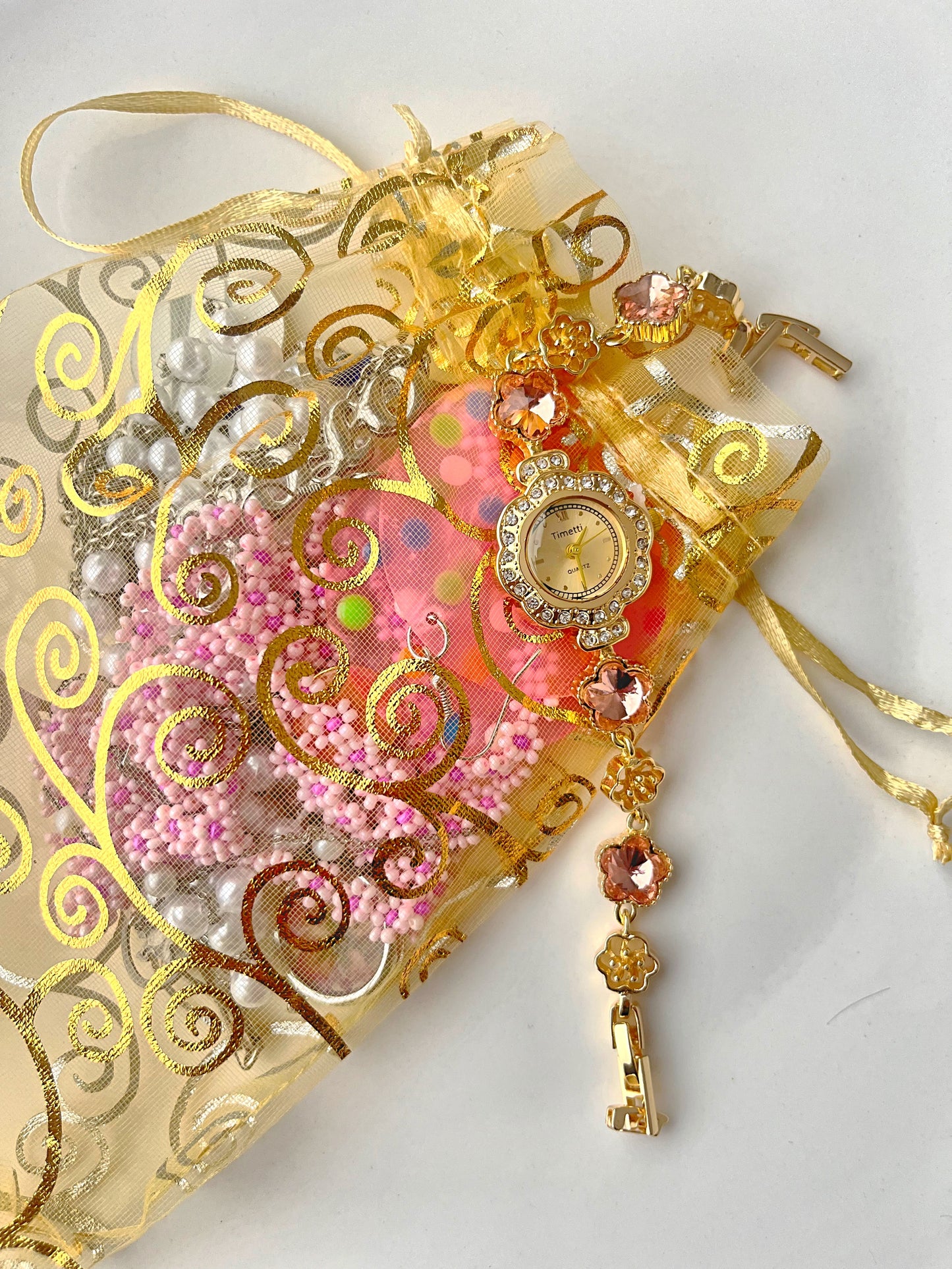 Pink Flower Watch- Bundle#11