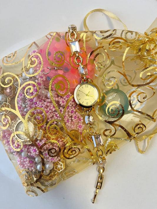 White Crystal Watch- Bundle#5