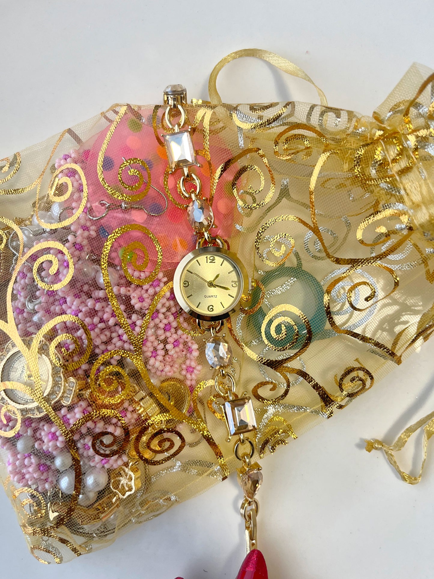 White Crystal Watch- Bundle#5