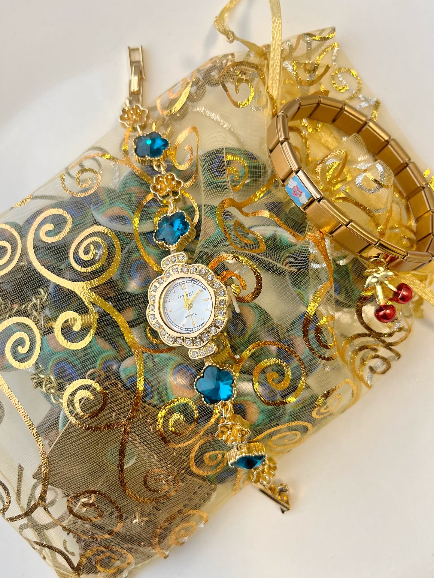 Blue Flower Watch- Bundle#12