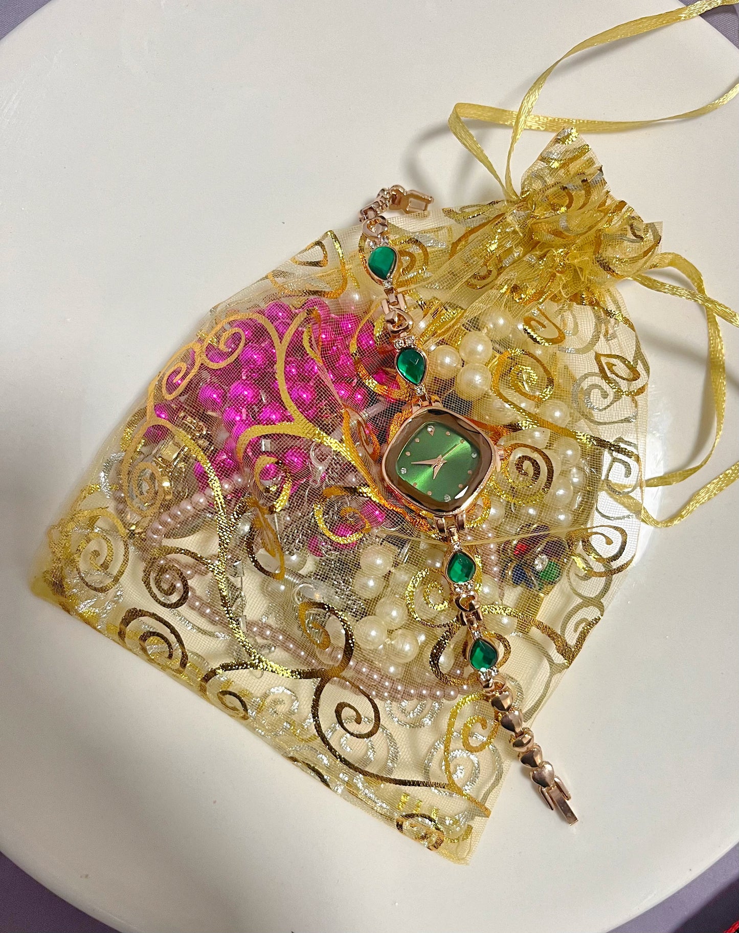 Emerald Rose Watch- Bundle#10