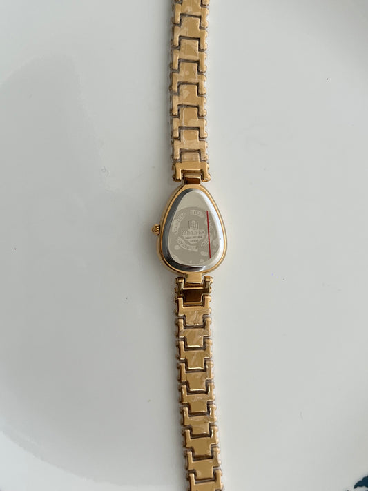 Gold Pear Watch