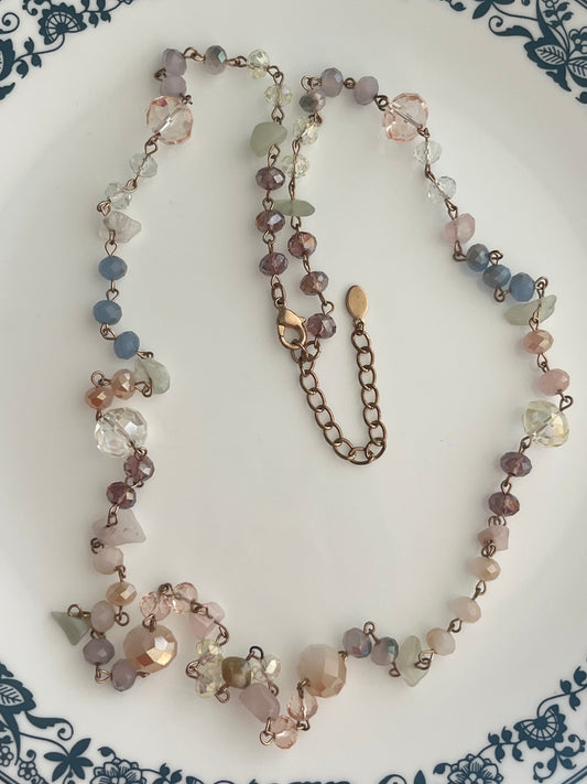 Crystal Beaded Fairy Necklace